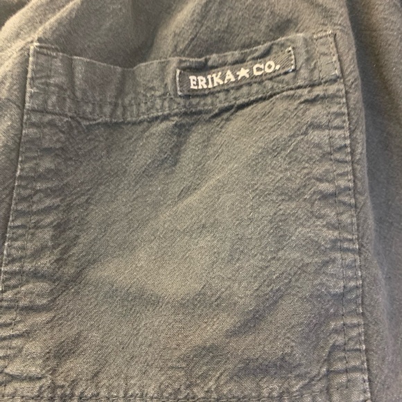 Ladies Pre-owned Erica & Co Drawstring Black Casual Pants, Size 2X - Picture 2 of 3